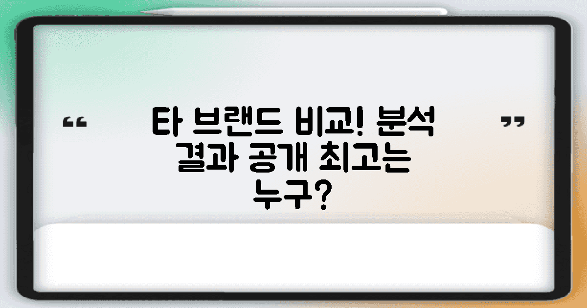 타 브랜드와 비교 분석