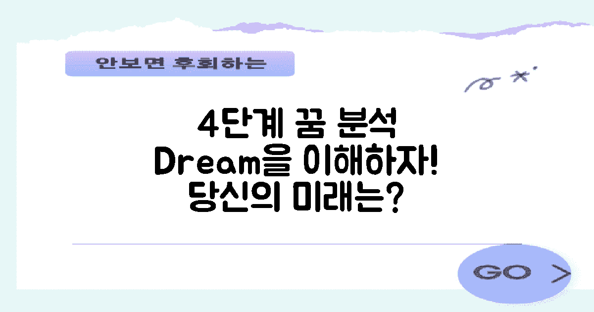 4단계 꿈 분석법