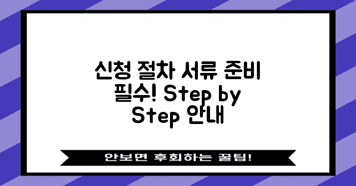 신청 절차와 서류 준비