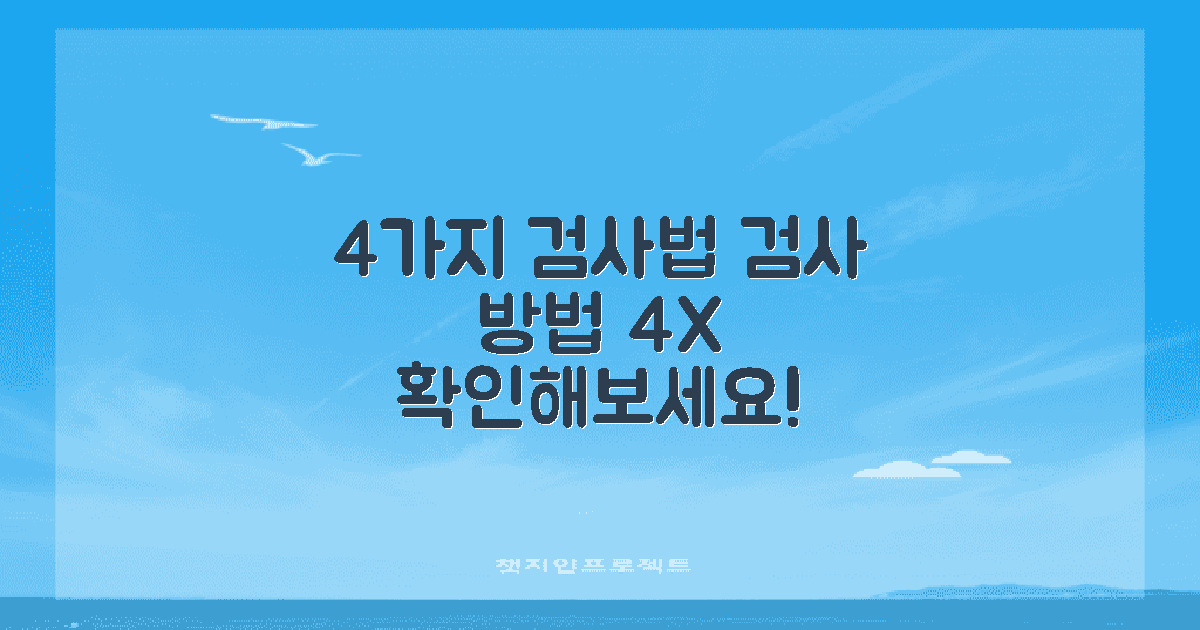 4가지 검사 방법