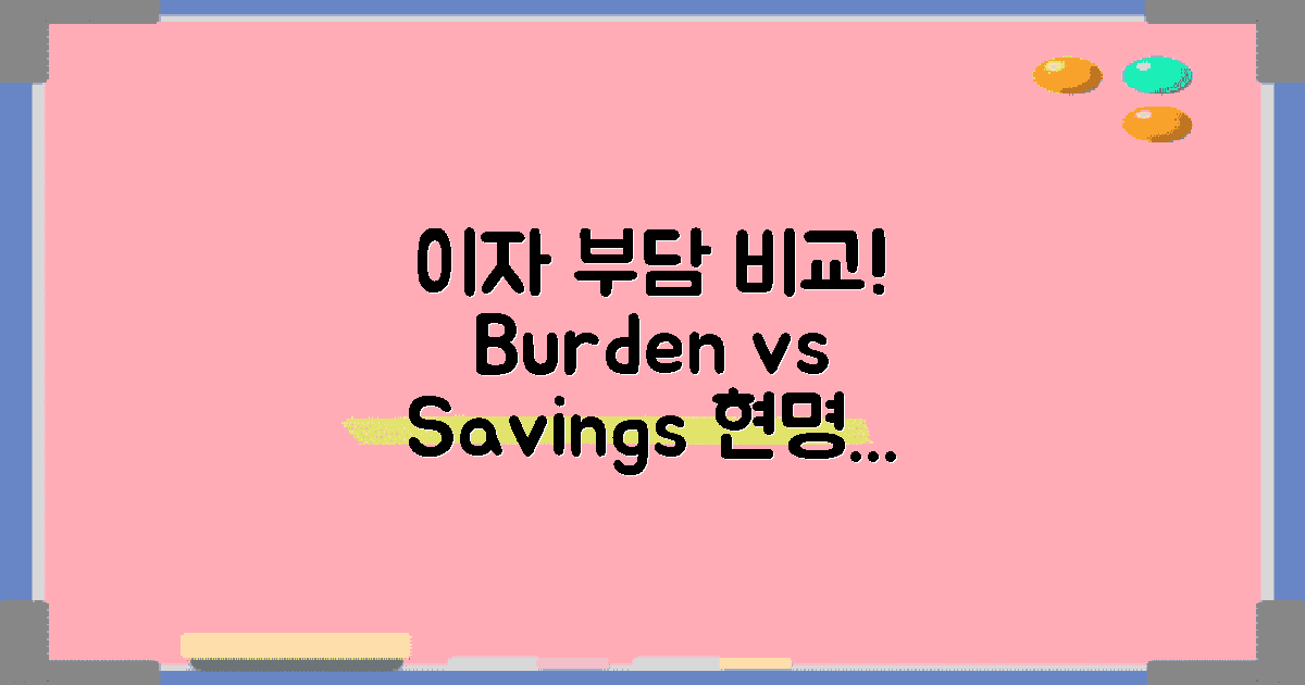 이자 부담 비교하기