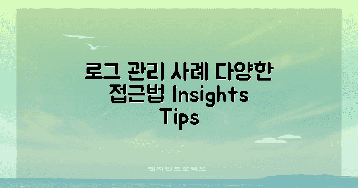 다양한 로그 관리 사례