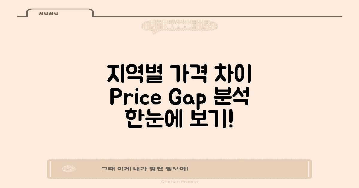 지역별 가격 차이 분석