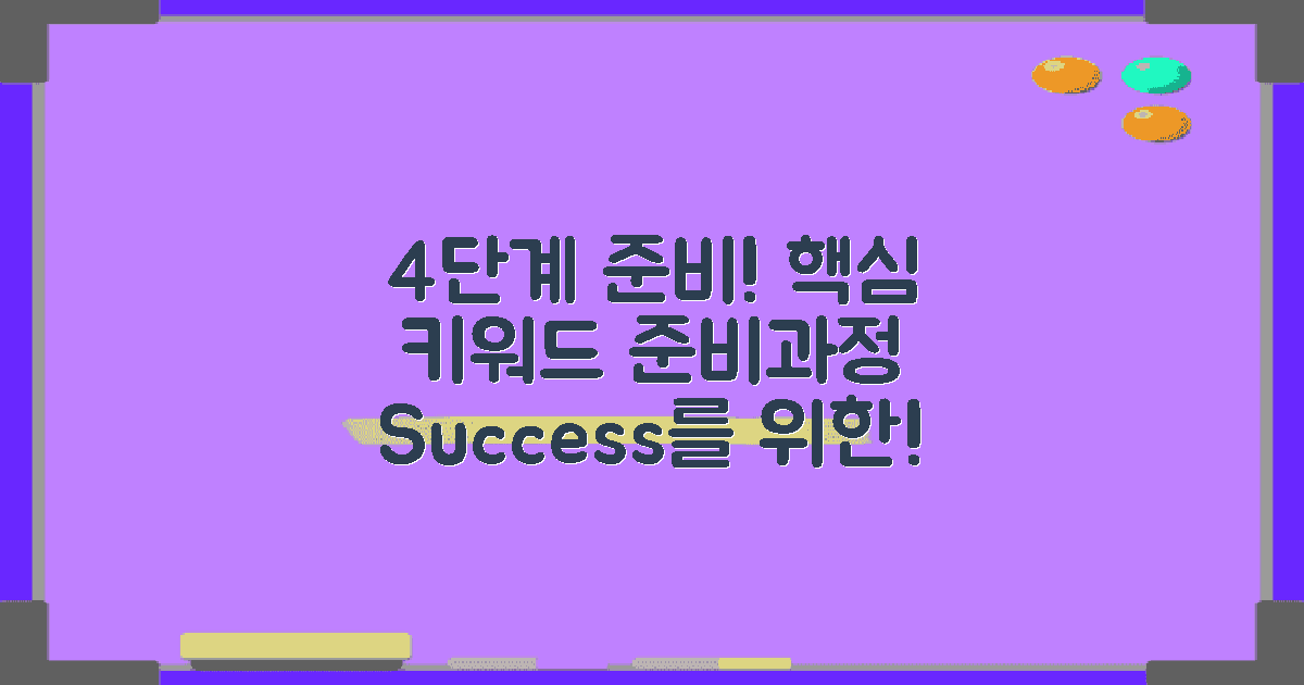 4단계 준비 과정