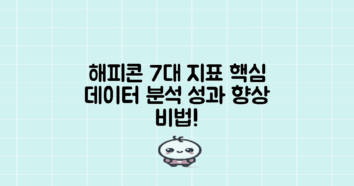 7대 해피콘 분석 지표