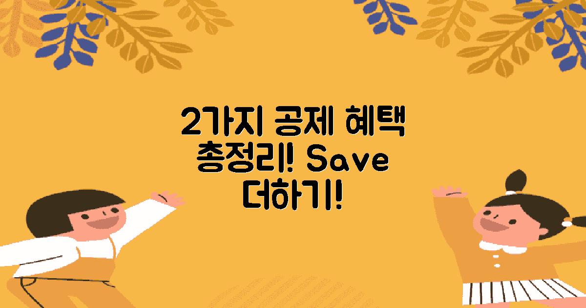 2가지 공제 혜택