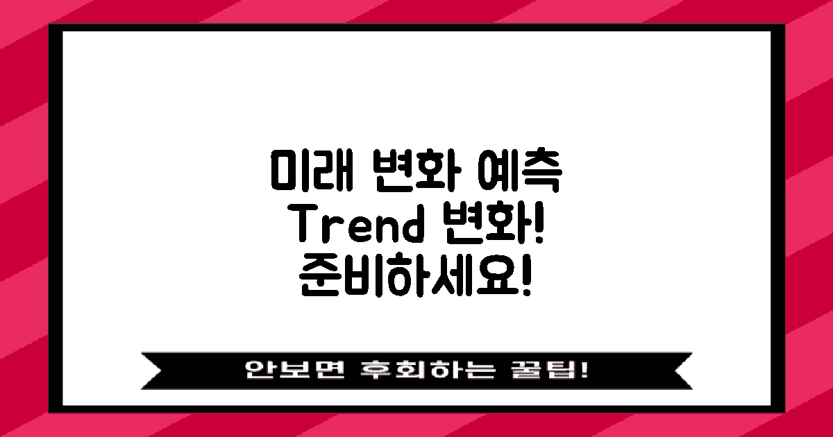 향후 변화 예측