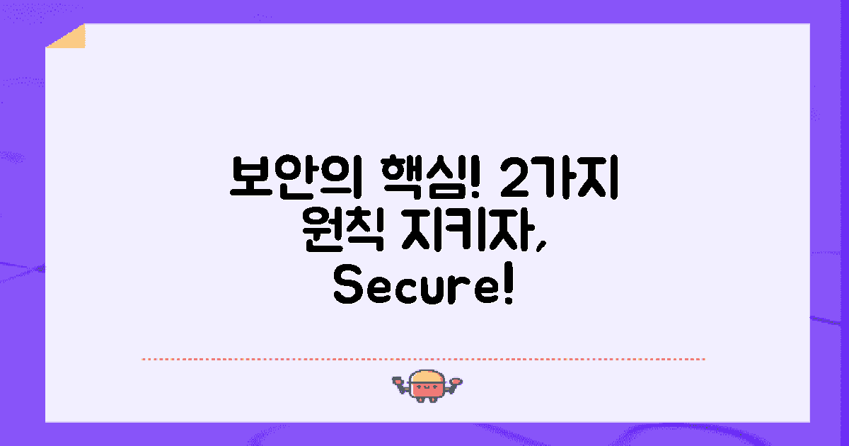 2가지 보안 원칙