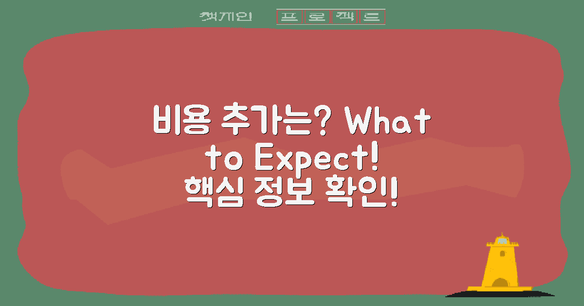 어떤 비용이 추가될까?