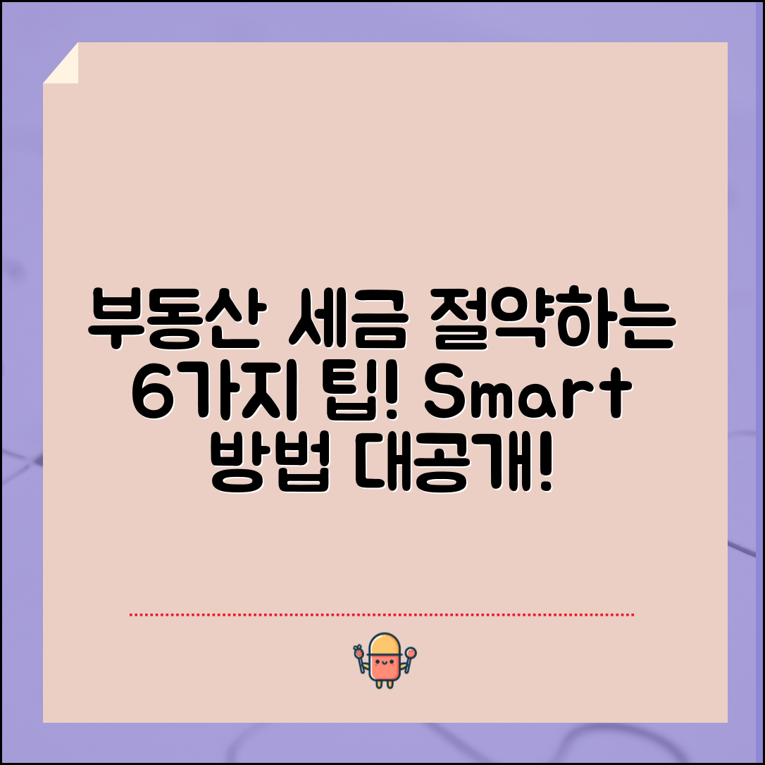 부동산 취득세 등록세 절약법 6가지 비결