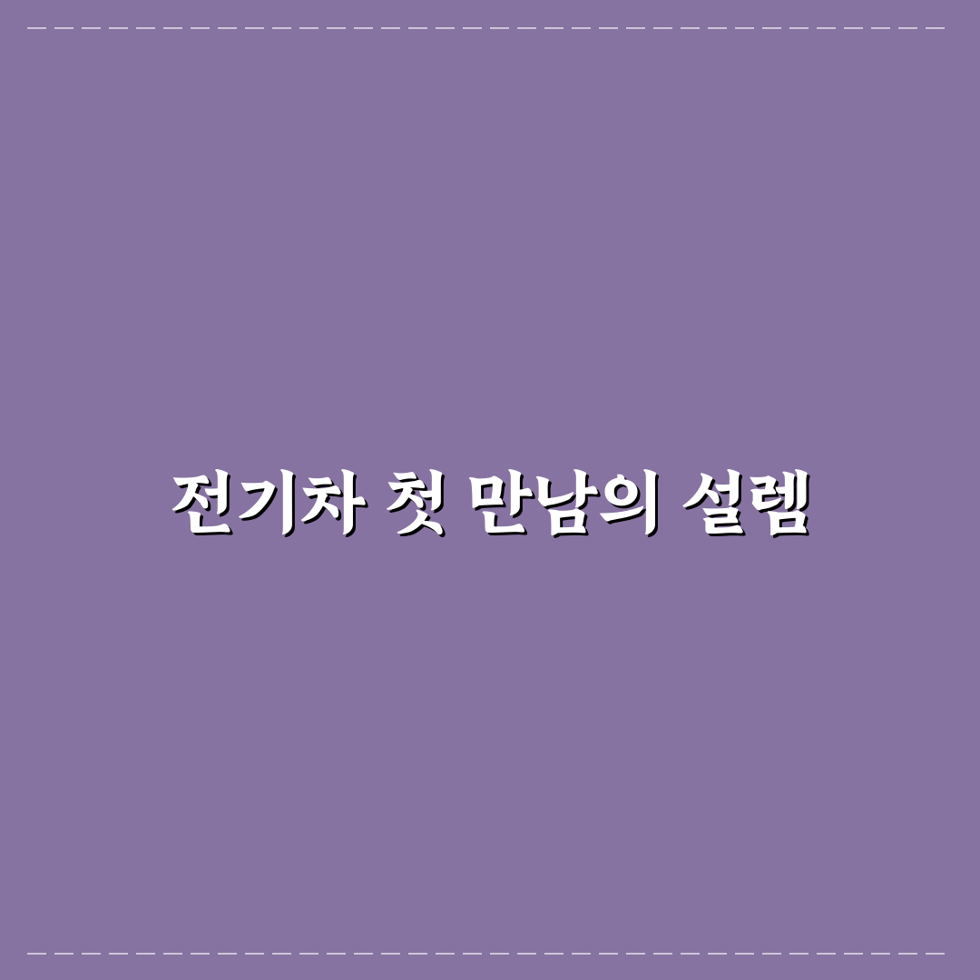 전기차 구매 가이드와 함께한 직접 써본 후기