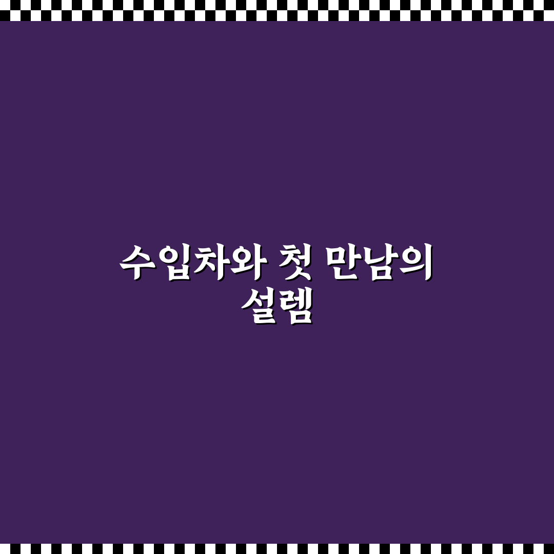 수입 중고차 시세 알아보고 직접 써본 후기