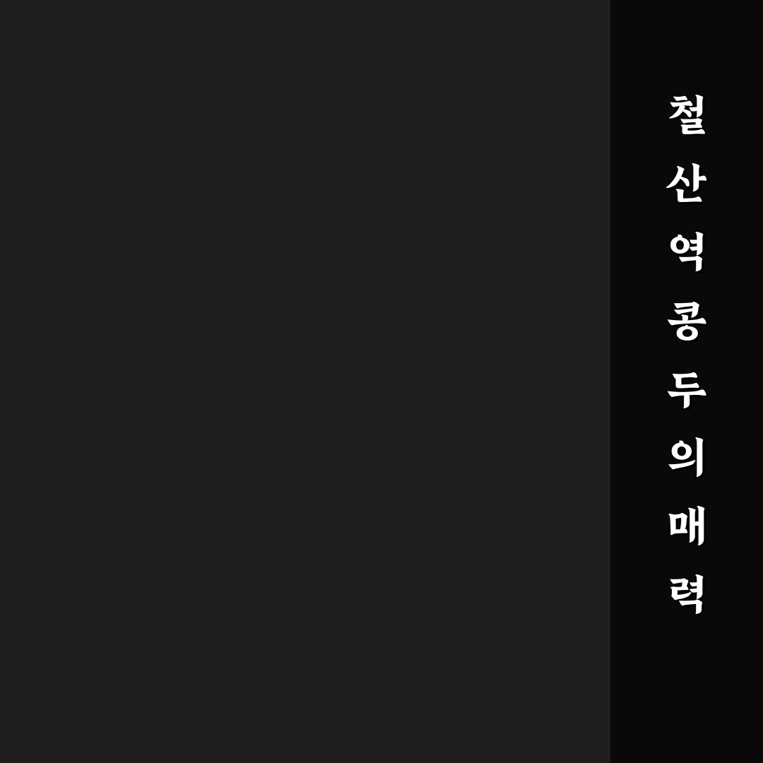 철산역 콩두 이용 방법과 꿀팁 공유