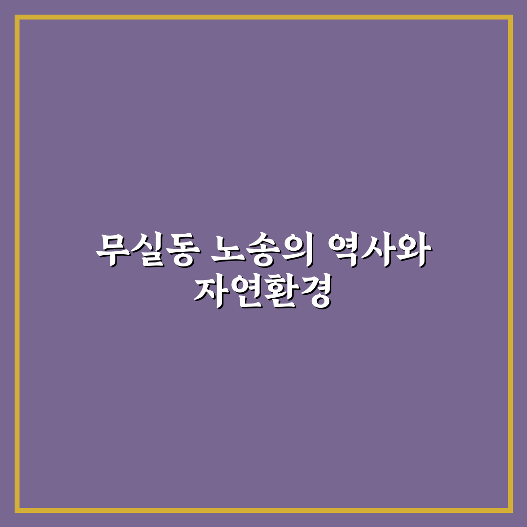 무실동 노송 관리법과 꿀팁 쉽고 자세히 알려드려요