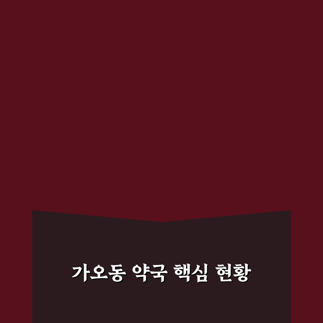 가오동 약국 서비스 비교와 선택 기준 총정리