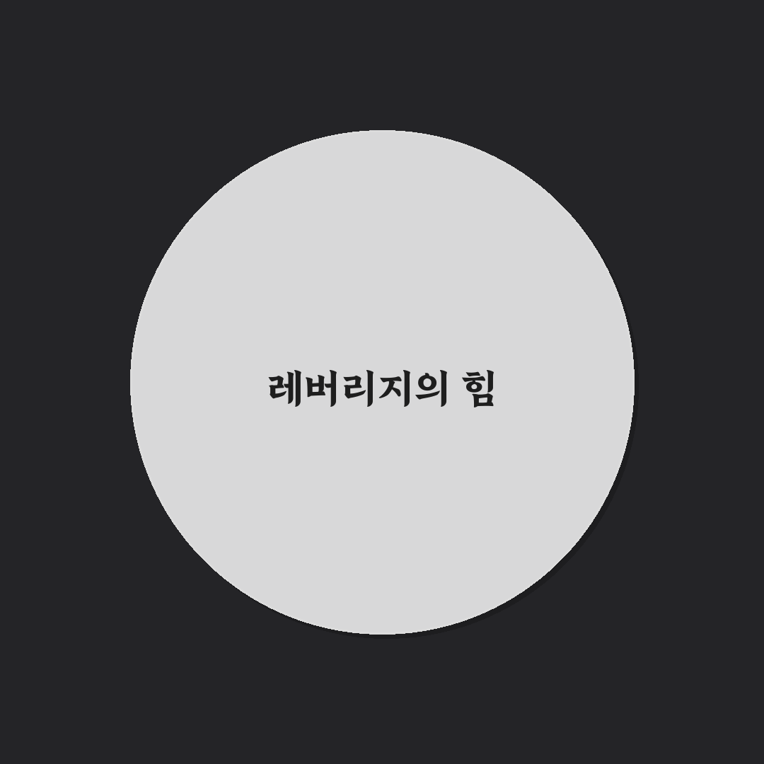 레버리지 필라테스 효과적인 운동법과 꿀팁 공유
