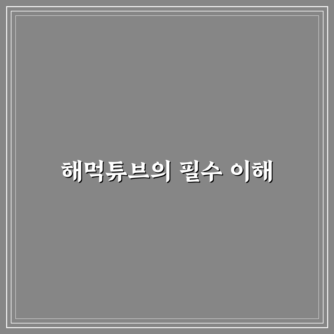 다이소 해먹튜브 초보자를 위한 꿀팁 정리