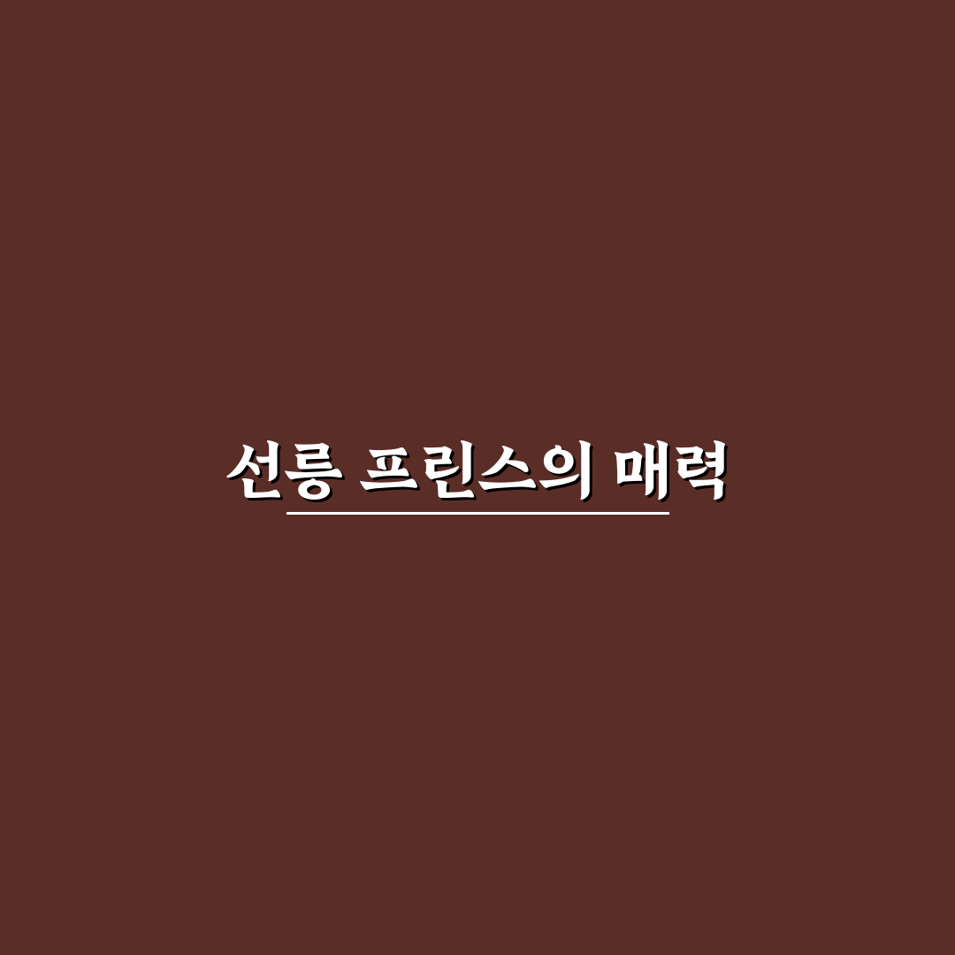 선릉 프린스의 숨겨진 매력과 꿀팁 정리